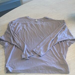 Lululemon Athletica  Smoky Blush Loungeful Drape Long Sleeve Size 8